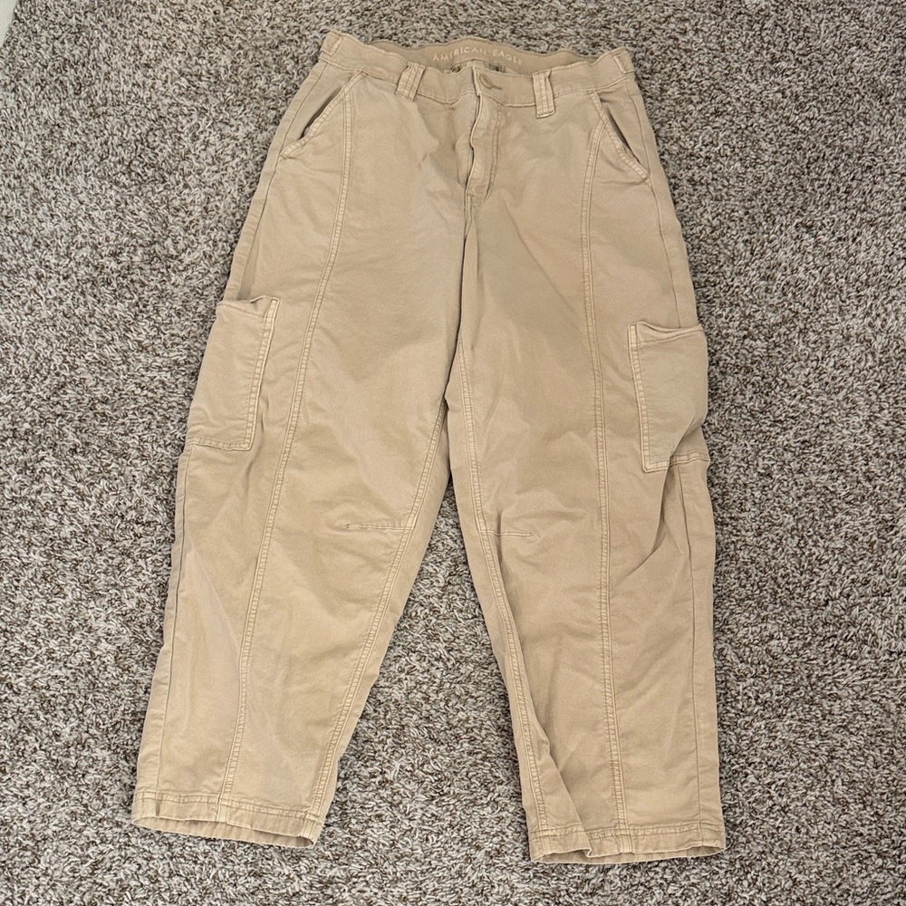 American Eagle Outfitters Khaki Cargo Pants